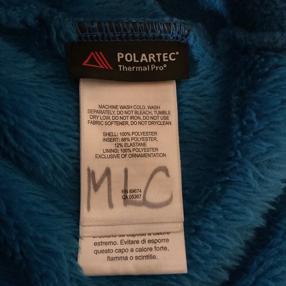 Mountain Hardwear Women's Monkey Woman Fleece Full Zip Jacket Blue Size‎ Medium